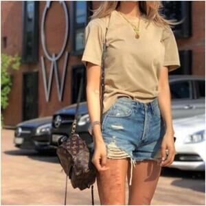 3x1 Mason Distressed Denim Shorts in Elmar Wash